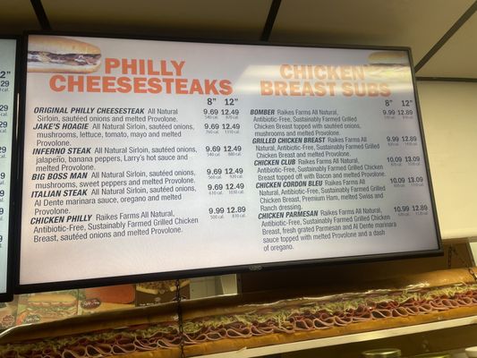 Menu photo 8 Larry's Giant Subs Fayetteville, GA