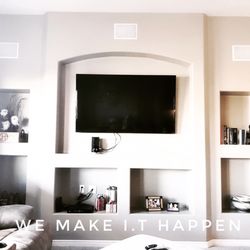 Strategic Technology - Flat screen, mounted, with Sound System installed.