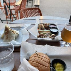Truck & Tap - Burger, fried chicken wrap and wings