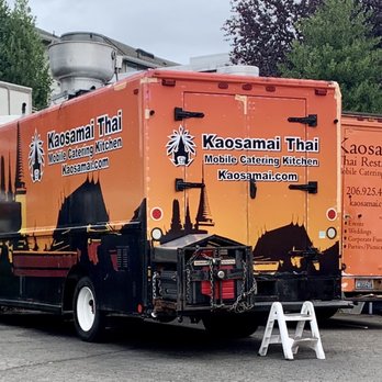 Kaosamai Thai Restaurant - Parking lot in the back. Can see their food truck in the parking lot. Catering available. - Thai Near Me - Seattle, Washington Kaosamai Thai Restaurant - Parking lot in the back. Can see their food truck in the parking lot. Catering available. - Thai Near Me - Seattle, Washington
