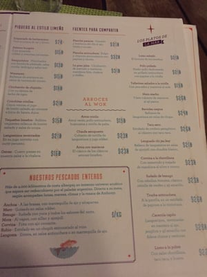 Menu photo 8 La Mar Buenos Aires, C