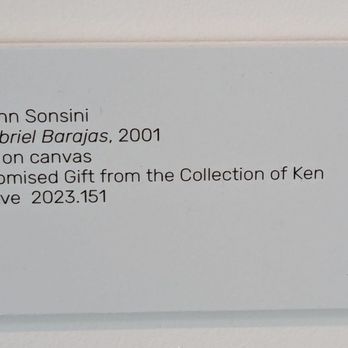 LBMA Downtown - Details of John Sonsini's Gabriel Barajas - Art Galleries Near Me - Long Beach, California