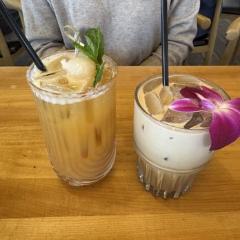 NAM Kitchen - Gardena - LYCHEE PEACHEE VIETNAMESE ICED LATTE - Asian Fusion Near Me - Gardena, California NAM Kitchen - Gardena - LYCHEE PEACHEE VIETNAMESE ICED LATTE - Asian Fusion Near Me - Gardena, California