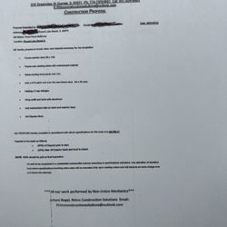 Rhino Construction solutions - Estimate