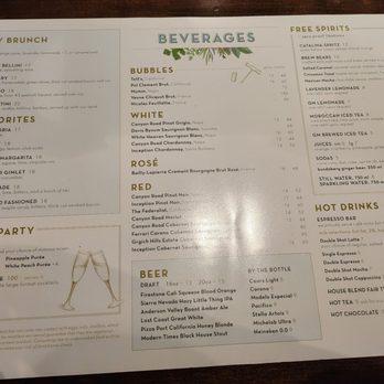 Great Maple - Drink Menu - Breakfast & Brunch Near Me - Anaheim, California