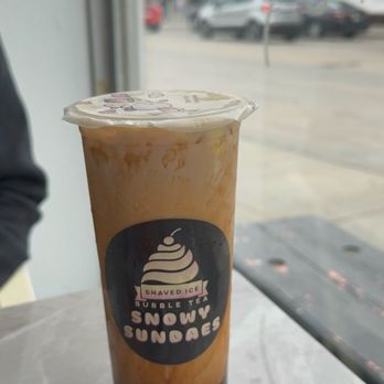 Snowy Sundaes - Okinawa Brown Sugar Milk Tea - Bubble Tea Near Me - Omaha, Nebraska Snowy Sundaes - Okinawa Brown Sugar Milk Tea - Bubble Tea Near Me - Omaha, Nebraska