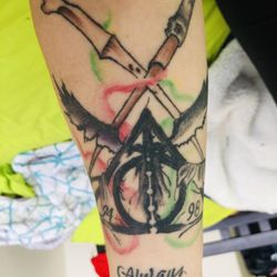 Black Magic Tattoos - Before Joe Fixed it and added more color and effects!!
