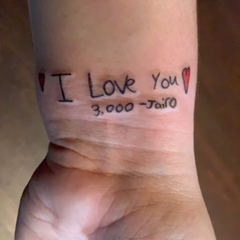 Westside Tattoo - My sons writing - Tattoo Near Me - Glendale, Arizona Westside Tattoo - My sons writing - Tattoo Near Me - Glendale, Arizona