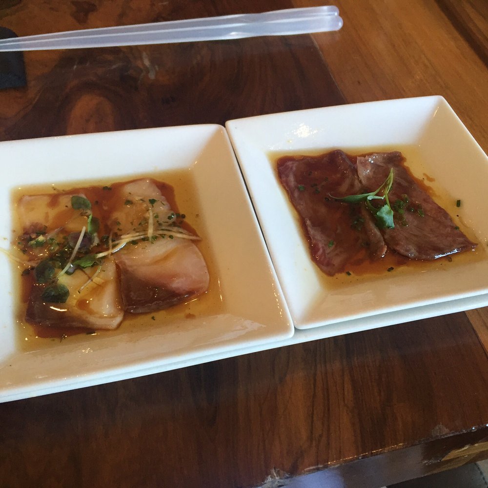 Morimoto Napa - Course 2: Fish and wagyu carpaccio - Japanese Near Me - Napa, California Morimoto Napa - Course 2: Fish and wagyu carpaccio - Japanese Near Me - Napa, California