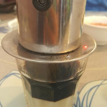 Pho Kien Giang - Coffee drop to make iced coffee with condensed milk - Vietnamese Near Me - Pinellas Park, Florida