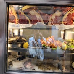 Meliá Maria Pita - Delicious blond Gallego beef at the top of this fridge.