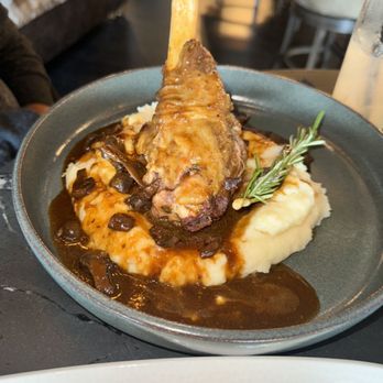 The Lodge Annapolis - Braised lamb shank- very flavorful and tender - American Near Me - Annapolis, Maryland The Lodge Annapolis - Braised lamb shank- very flavorful and tender - American Near Me - Annapolis, Maryland