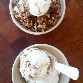 Long Beach Creamery - Top: Mintastic chip & goat cheese whiskey fig with crushed pecans Bottom: Ginger Peach, Goat Cheese Whiskey Fig - Ice Cream & Frozen Yogurt Near Me - Long Beach, California Long Beach Creamery - Top: Mintastic chip & goat cheese whiskey fig with crushed pecans Bottom: Ginger Peach, Goat Cheese Whiskey Fig - Ice Cream & Frozen Yogurt Near Me - Long Beach, California