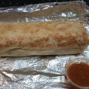 Palapa - Costa Azul burrito. Basically a bacon wrapped shrimp burrito. Sooo good - Mexican Near Me - Fullerton, California
