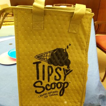 Tipsy Scoop Catering - Every order is delivered in this freezer ready tote packed with dry ice. - Caterers Near Me - New York, New York