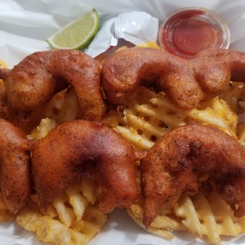 Shrimp Shak - Delicious beer battered shrimp and waffle fries - Food Trucks Near Me Shrimp Shak - Delicious beer battered shrimp and waffle fries - Food Trucks Near Me