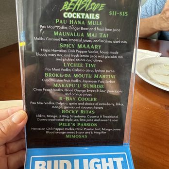 Beastside Kitchen - Cocktails - Seafood Near Me - Honolulu, Hawaii