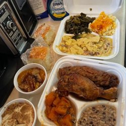 Mom's Soul Food Kitchen & Catering - I enjoyed the yams and the cornbread, that's it!