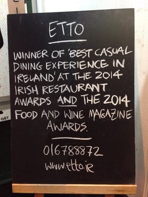 Menu photo 7 Etto Dublin, D