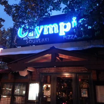 Olympia Pizza - Front of the resteraunt at night. - Pizza Near Me - Vancouver, British Columbia Olympia Pizza - Front of the resteraunt at night. - Pizza Near Me - Vancouver, British Columbia