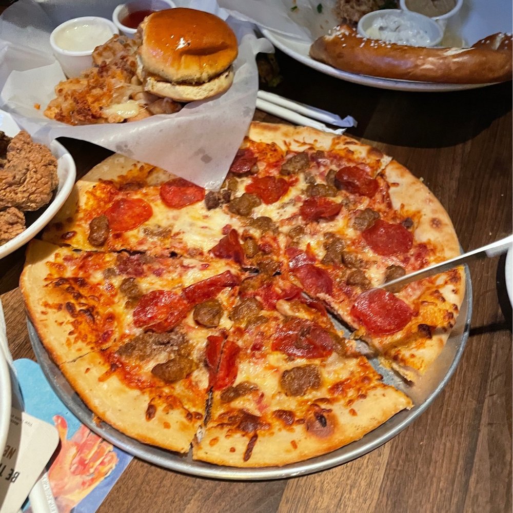 Yard House - The Carnivore Pizza - New American Near Me - Honolulu, Hawaii Yard House - The Carnivore Pizza - New American Near Me - Honolulu, Hawaii