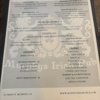 Murphys Irish Pub - Irish Pub Near Me - Murphys, California Murphys Irish Pub - Irish Pub Near Me - Murphys, California