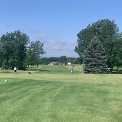 Hadley Acres Golf & Country Club - #18, 455 yard par 4 into the wind.