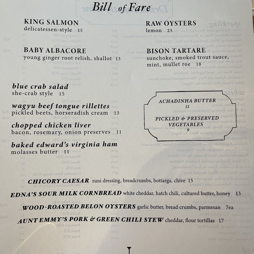 Dunsmoor - Menu - American Near Me - Los Angeles, California Dunsmoor - Menu - American Near Me - Los Angeles, California