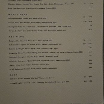 Vespertine - Menu Sept 2025 - the price of the wine by glass are very high, you might as well go with the pairing. - New American Near Me - Culver City, California Vespertine - Menu Sept 2025 - the price of the wine by glass are very high, you might as well go with the pairing. - New American Near Me - Culver City, California
