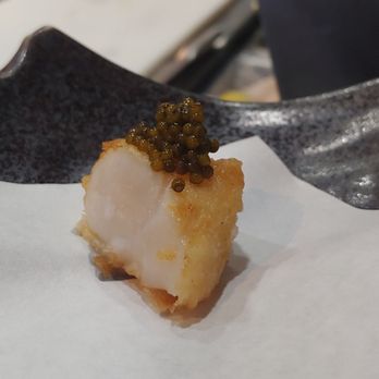 M Tempura - Scallop tempura with caviar - Japanese Near Me - Durham, North Carolina M Tempura - Scallop tempura with caviar - Japanese Near Me - Durham, North Carolina