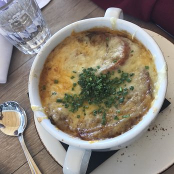 Driftwood Kitchen - French onion leek soup with oxtail broth! Chunks of shredded meat were at the bottom. So rich and filling! Delicious! - Seafood Near Me - Laguna Beach, California Driftwood Kitchen - French onion leek soup with oxtail broth! Chunks of shredded meat were at the bottom. So rich and filling! Delicious! - Seafood Near Me - Laguna Beach, California