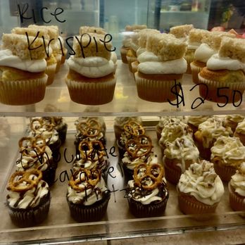Glam & Glaze - Display case with cupcakes - Women's Clothing Near Me - Bay Minette, Alabama