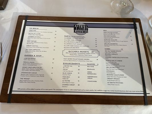 Menu photo 1 Linger Longer Steakhouse Greensboro, GA Menu photo 1 Linger Longer Steakhouse Greensboro, GA