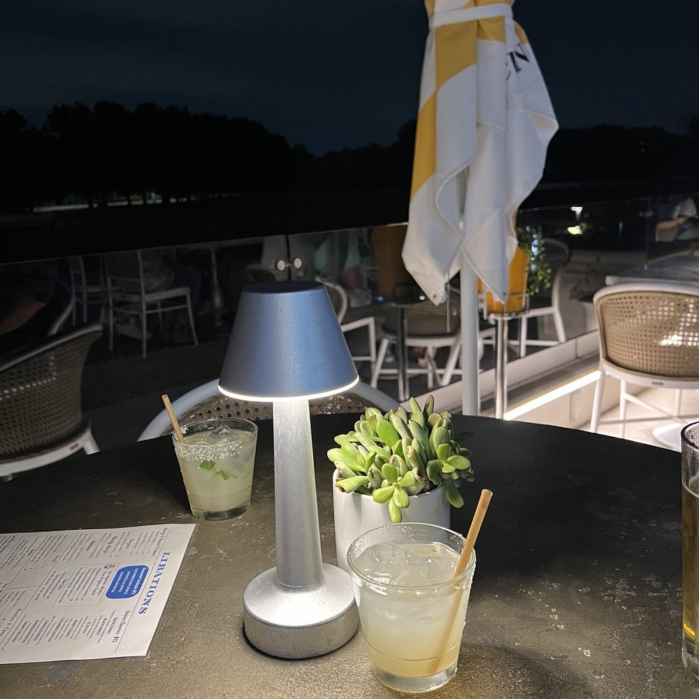 Quince Riverside - Ambiance - Riverside patio table view - Desserts Near Me - Fort Worth, Texas Quince Riverside - Ambiance - Riverside patio table view - Desserts Near Me - Fort Worth, Texas