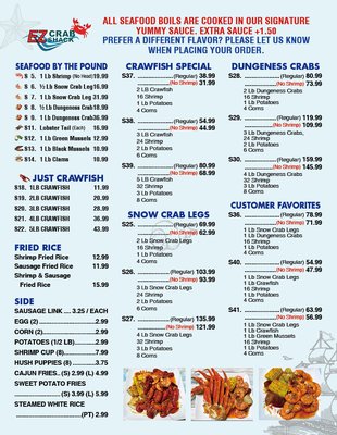 Menu photo 2 EZ Crab Shack Orlando, FL Menu photo 2 EZ Crab Shack Orlando, FL