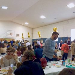 Pascha (Easter) feast as a community on Lamb and yummy food. The feast follows a Lenten 7 week Vegan Fast.