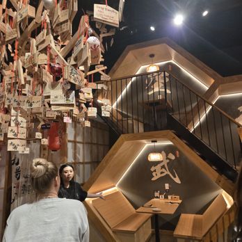 Kyuramen - Houston - Honeycomb seating booths - Ramen Near Me - Houston, Texas