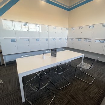 Activate Edmonton - South - Lobby área with lockers, water fountain sofa and table - Team Building Activities Near Me - Edmonton, Alberta Activate Edmonton - South - Lobby área with lockers, water fountain sofa and table - Team Building Activities Near Me - Edmonton, Alberta