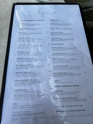 Menu photo 3 Angelina's Eatery & Cafe Miami, FL