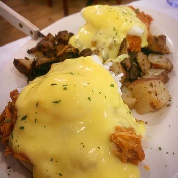 The Buttered Biscuit - Pulled pork eggs benedict - New American Near Me - Bradley Beach, New Jersey The Buttered Biscuit - Pulled pork eggs benedict - New American Near Me - Bradley Beach, New Jersey
