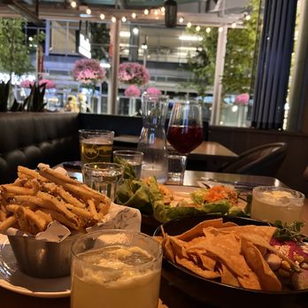 Earls Kitchen + Bar - Truffle fries, lettuce roll and drinks - Canadian (New) Near Me - Burnaby, British Columbia