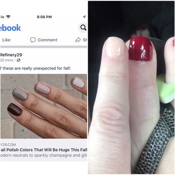 Coco Nail Bar - So you can see the ridiculous attempt at trying to match my colors - Nail Salons Near Me - Columbia, Maryland Coco Nail Bar - So you can see the ridiculous attempt at trying to match my colors - Nail Salons Near Me - Columbia, Maryland