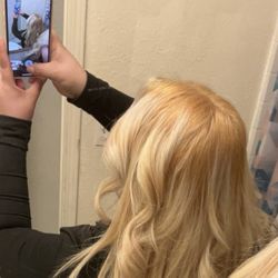 House of Beauty Hair Salon and Spa - Before she fix it