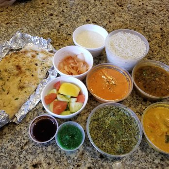 Bombay Palace - Look at the huge serving of food - Indian Near Me - Katy, Texas