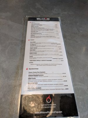 Menu photo 7 Millstone Pizza Tap House Rock Hill, SC