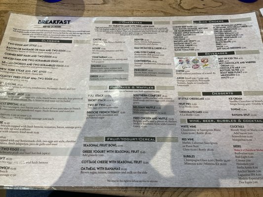 Menu photo 2 Pinecrest Diner San Francisco, CA Menu photo 2 Pinecrest Diner San Francisco, CA