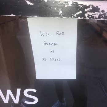 AT&T Store - The person working here apparently decided that he didn't want to work today since this sign has been up for more than ten minutes. - Mobile Phones Near Me - New York, New York