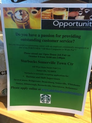 Menu photo 2 Starbucks Somerville, NJ