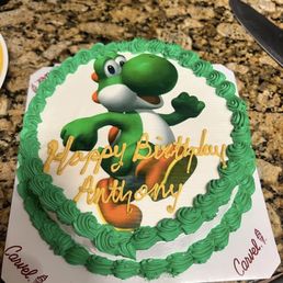 Round Ice Cream Celebration Cake