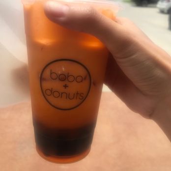Boba + Donuts - Thai tea - Donuts Near Me - Frisco, Texas Boba + Donuts - Thai tea - Donuts Near Me - Frisco, Texas